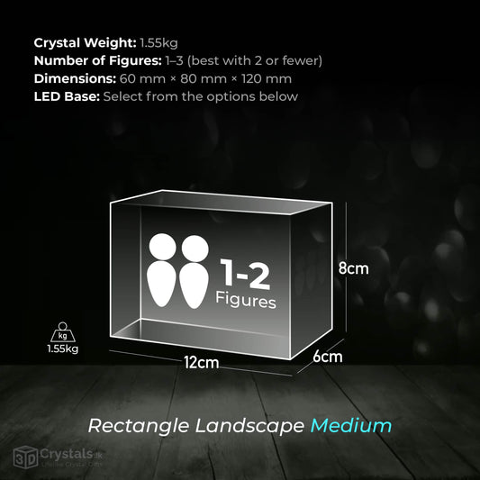 3D Crystal Rectangle Landscape
