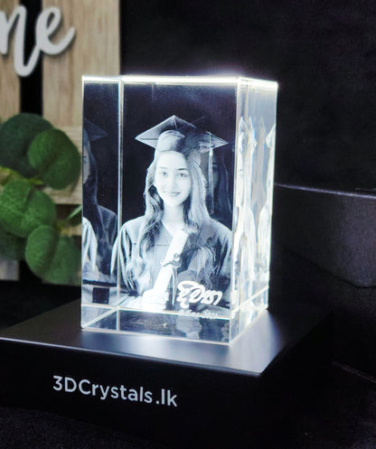 3D Crystal Rectangle Portrait