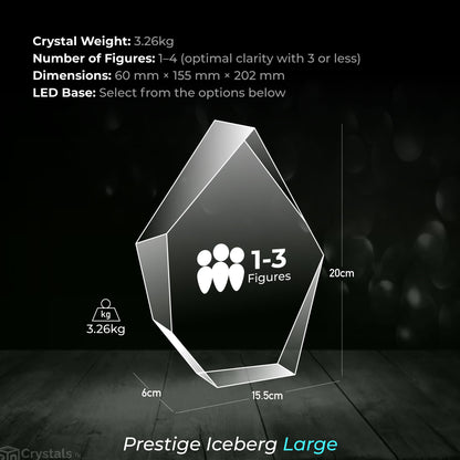 3D Crystal Prestige Iceberg