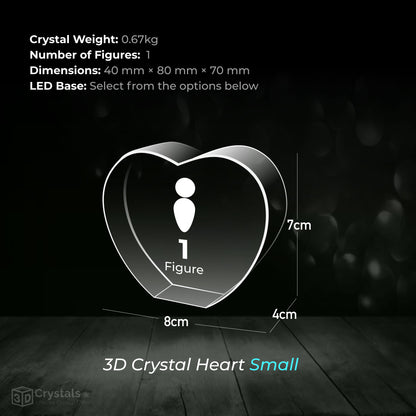 3D Crystal Heart