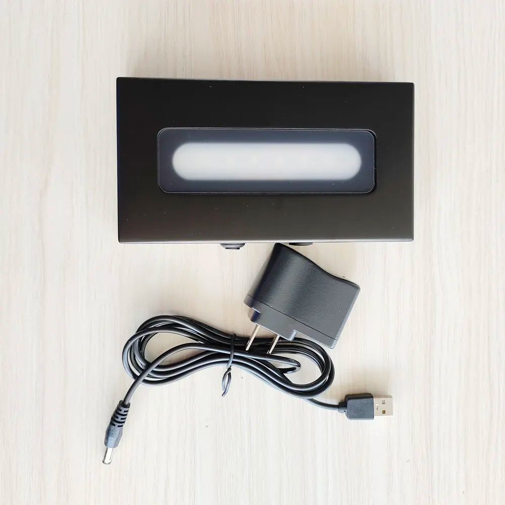 Premium Wooden  LED Base Rectangle XL - White LED