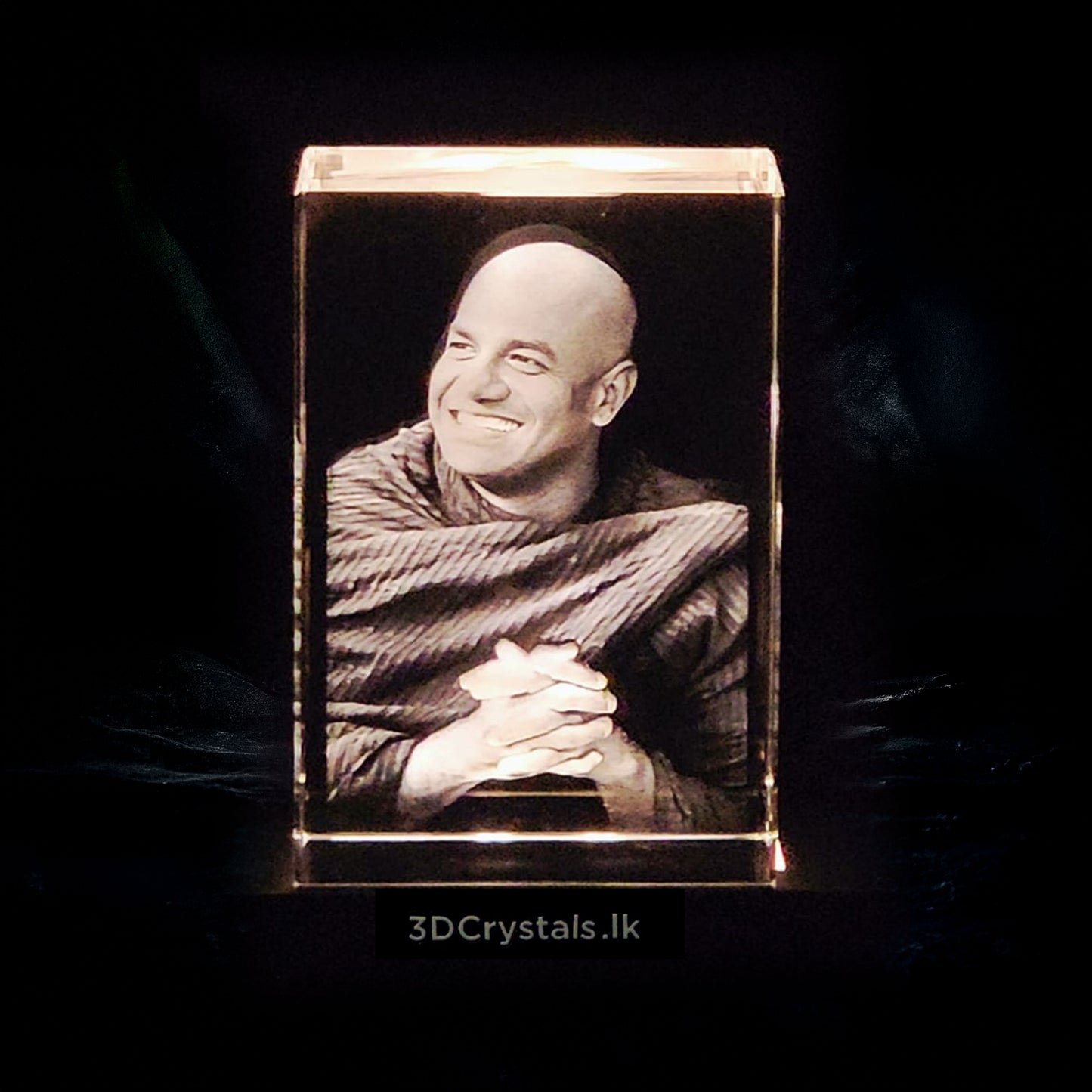 3D Crystal Rectangle Portrait