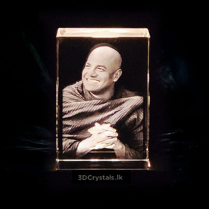 3D Crystal Rectangle Portrait