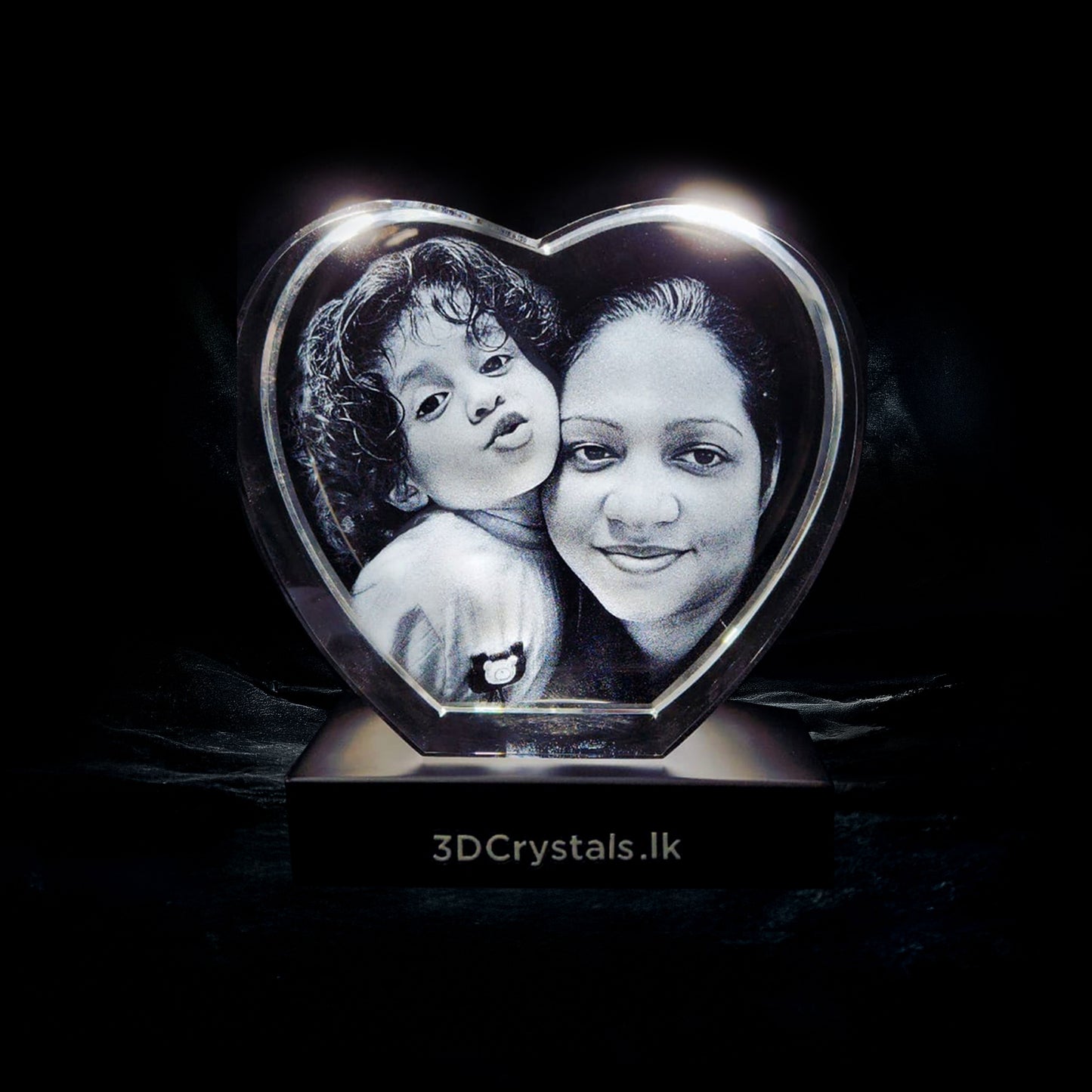 3D Crystal Heart