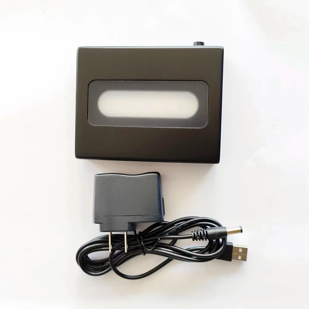 Premium Wooden  LED Base Rectangle L - White LED