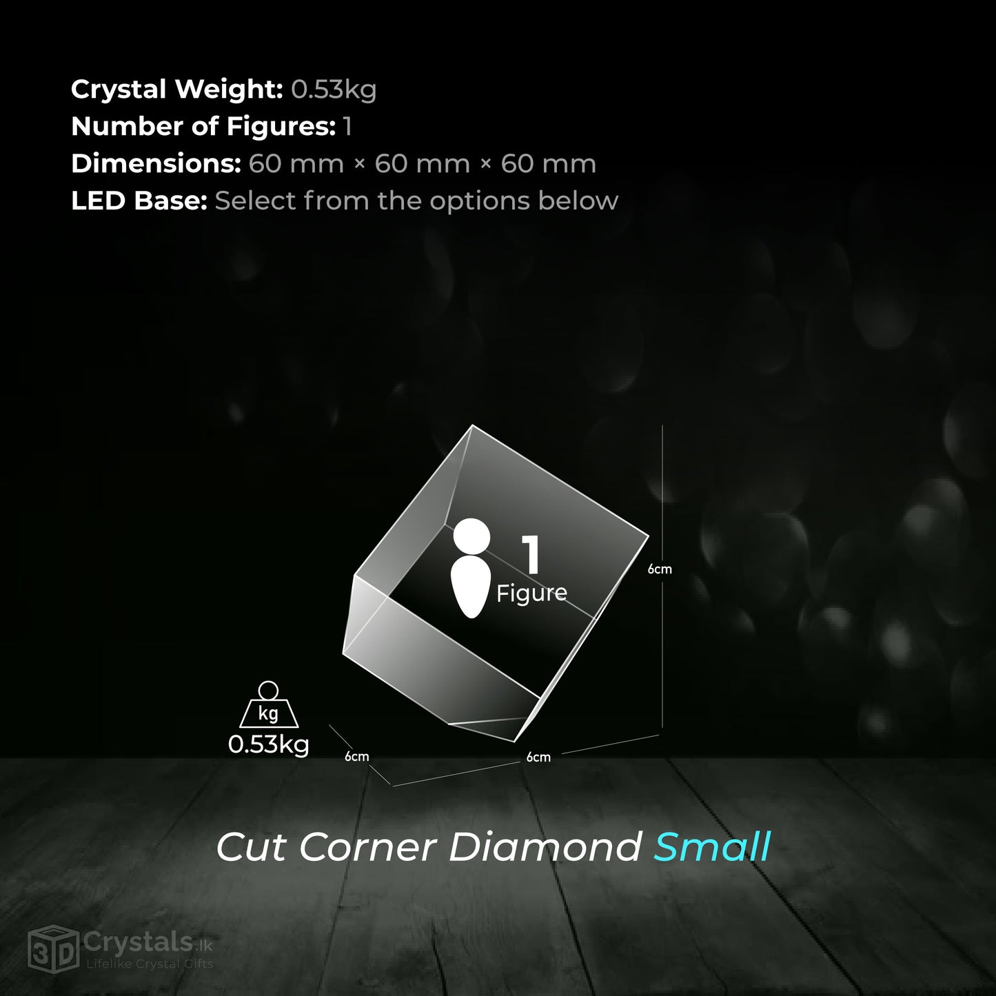 3D Crystal Diamond