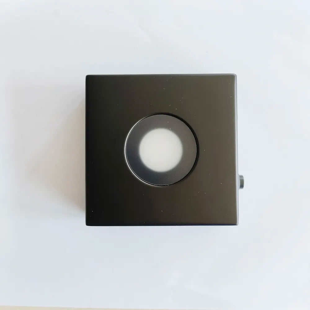 Premium Wooden  LED Base Square Large- White LED - with Adapter