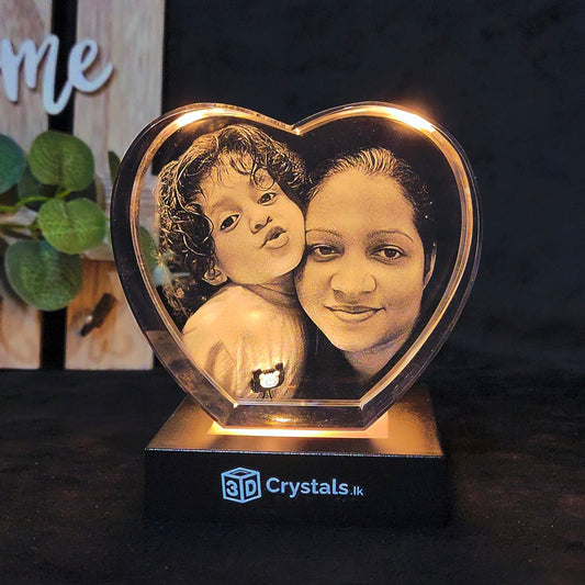 3D Crystal Heart