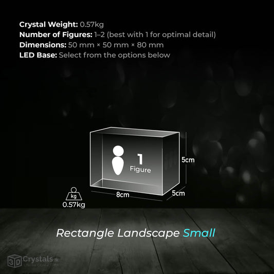 3D Crystal Rectangle Landscape