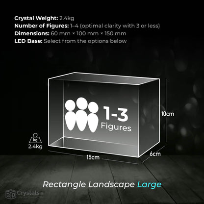 3D Crystal Rectangle Landscape