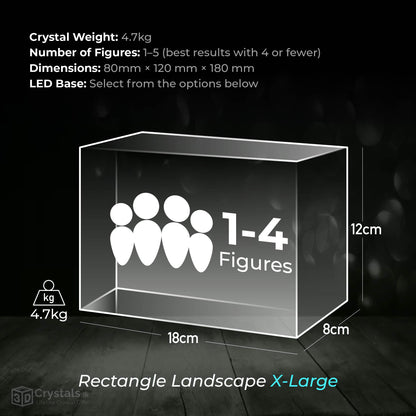 3D Crystal Rectangle Landscape